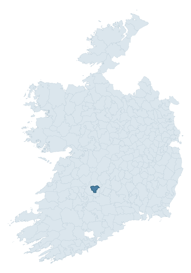 Regional context map showing OWNEYBEG barony within LIMERICK