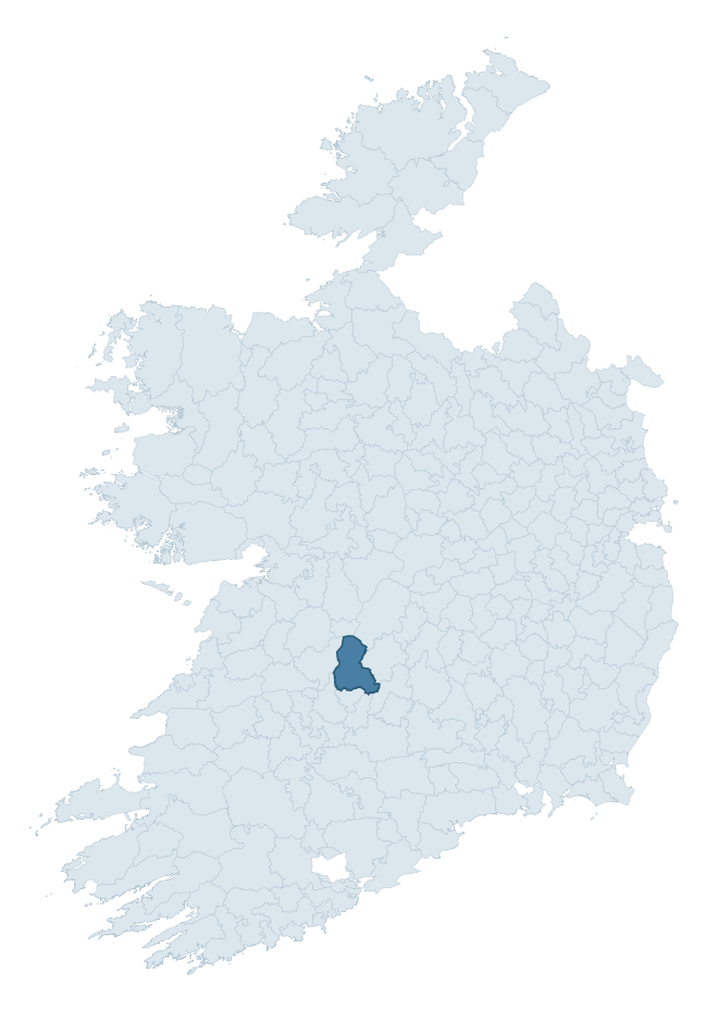 Regional context map showing OWNEY and ARRA barony within TIPPERARY