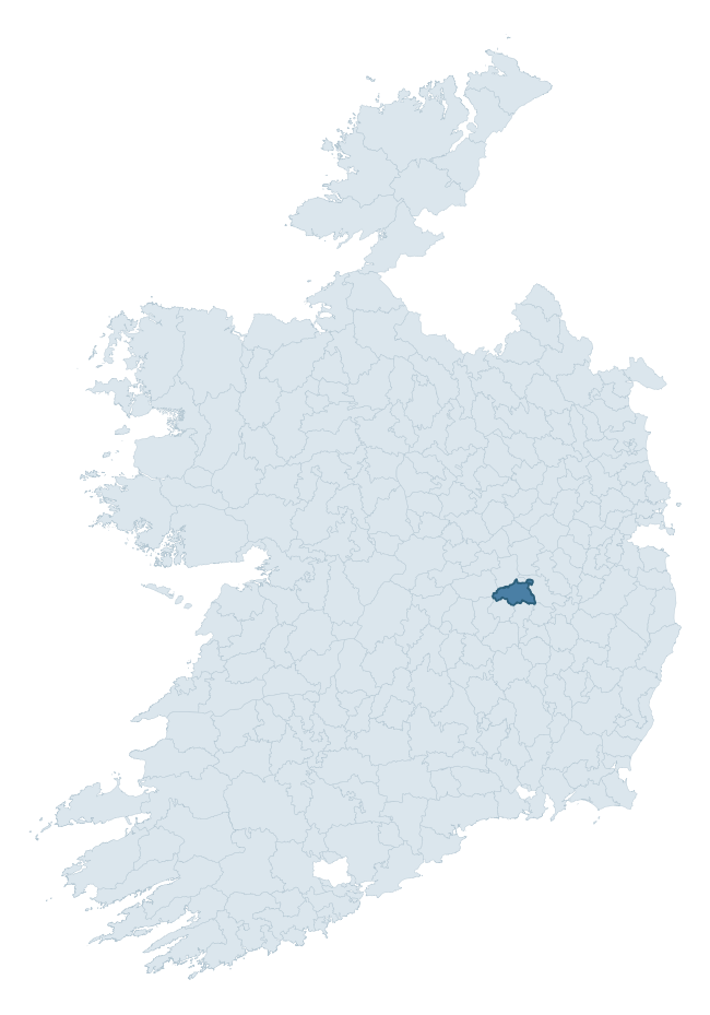 Regional context map showing PORTNAHINCH barony within LAOIS