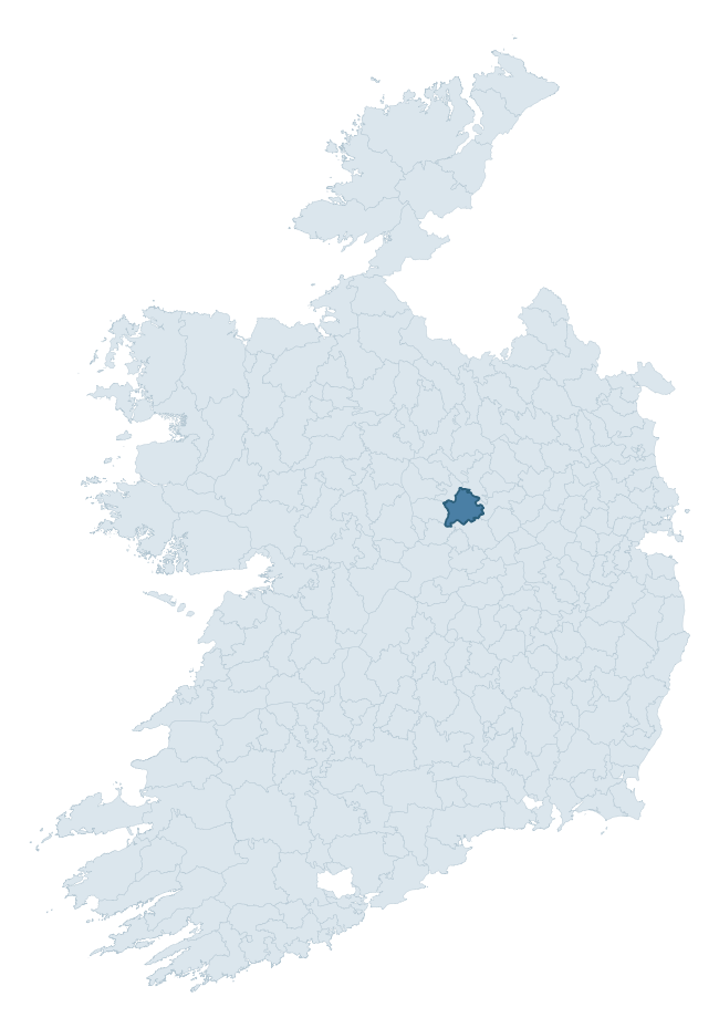Regional context map showing RATHCONRATH barony within WESTMEATH