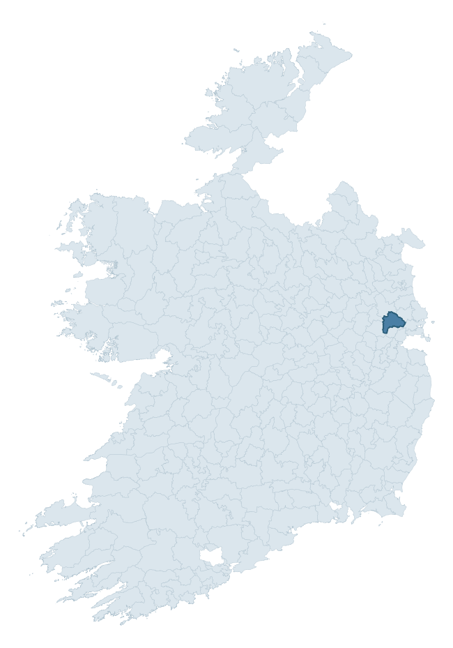 Regional context map showing RATOATH barony within MEATH