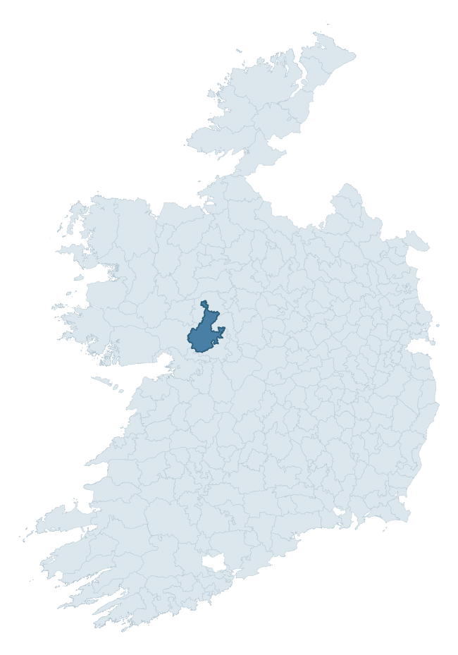 Regional context map showing TIAQUIN barony within GALWAY
