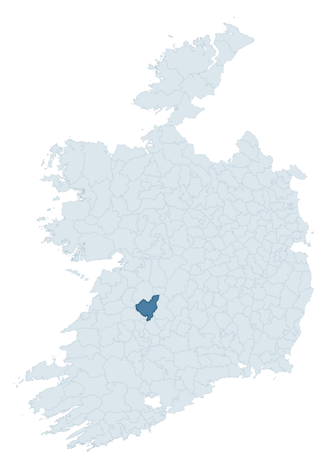 Regional context map showing TULLA LOWER barony within CLARE