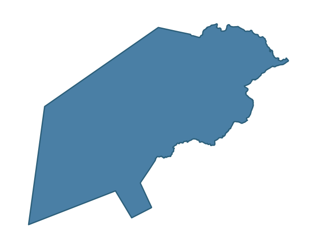 Detailed boundary map of ALDERGROVE ward, Antrim and Newtownabbey