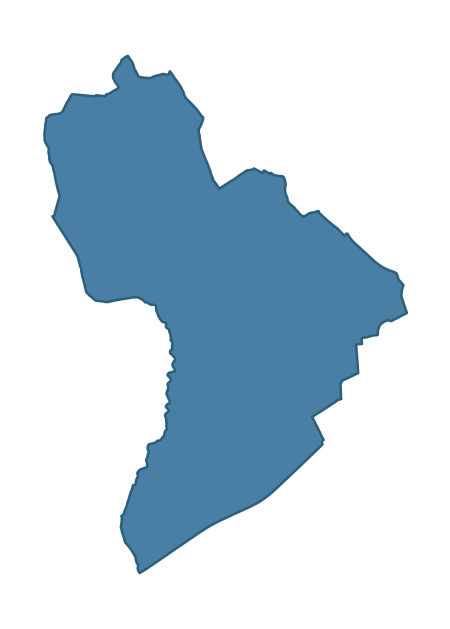 Detailed boundary map of BALLYBAY ward, Armagh City, Banbridge and Craigavon