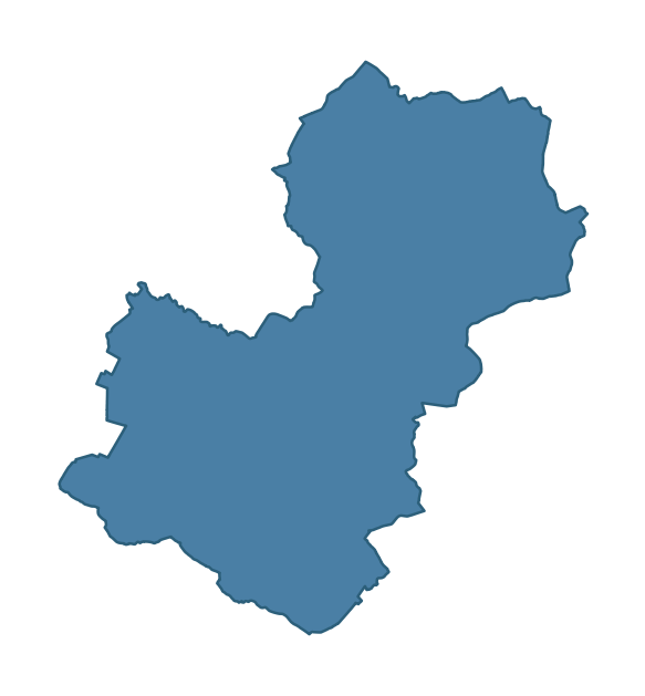 Detailed boundary map of BALLYMACBRENNAN ward, Lisburn and Castlereagh