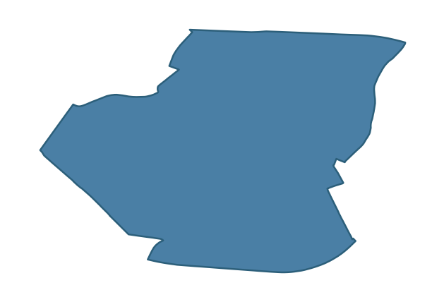 Detailed boundary map of BALLYMONEY NORTH ward, Causeway Coast and Glens