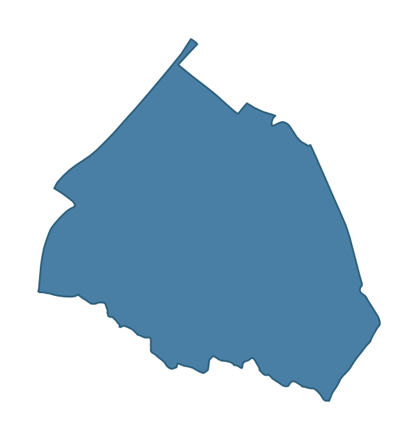 Detailed boundary map of BEECHILL ward, Lisburn and Castlereagh