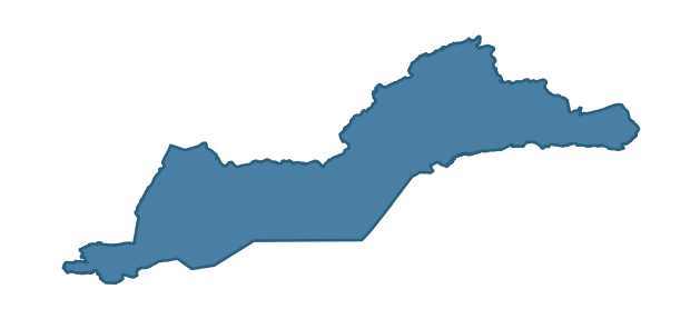 Detailed boundary map of BELLEEK and BOA ward, Fermanagh and Omagh