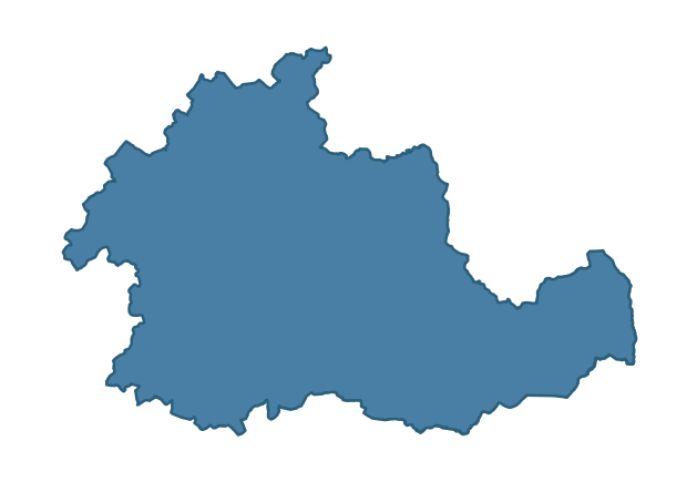Detailed boundary map of BROOKEBOROUGH ward, Fermanagh and Omagh