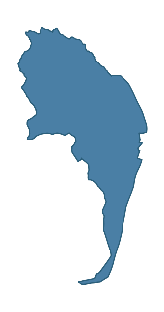 Detailed boundary map of CARRYDUFF WEST ward, Lisburn and Castlereagh