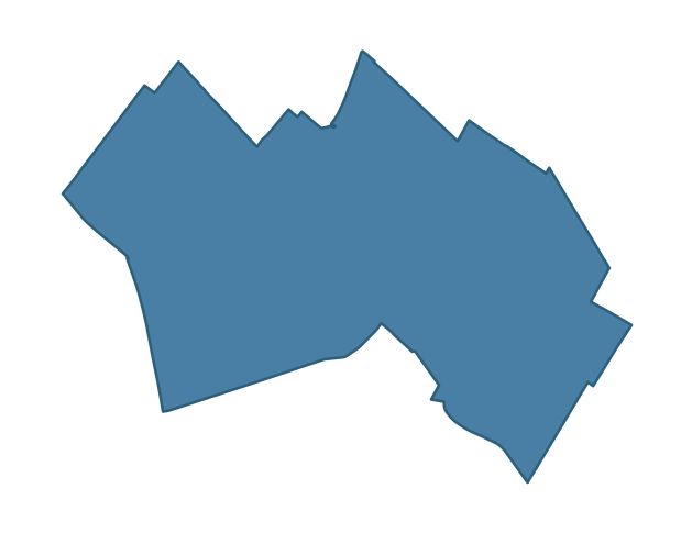 Detailed boundary map of CLIFTONVILLE ward, Belfast