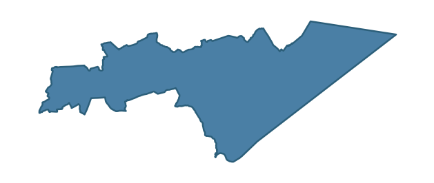 Detailed boundary map of CROSSGAR and KILLYLEAGH ward, Newry, Mourne and Down