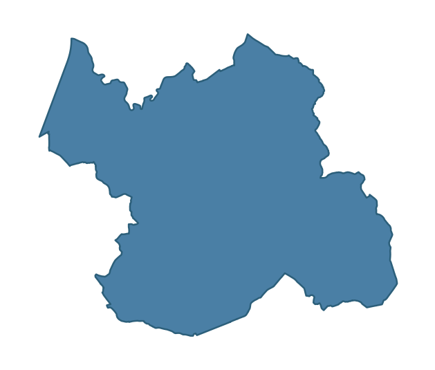 Detailed boundary map of DRUMBO ward, Lisburn and Castlereagh