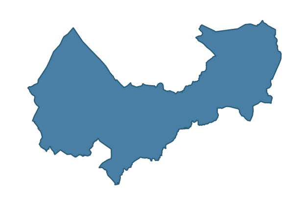 Detailed boundary map of DRUMNAKILLY ward, Fermanagh and Omagh