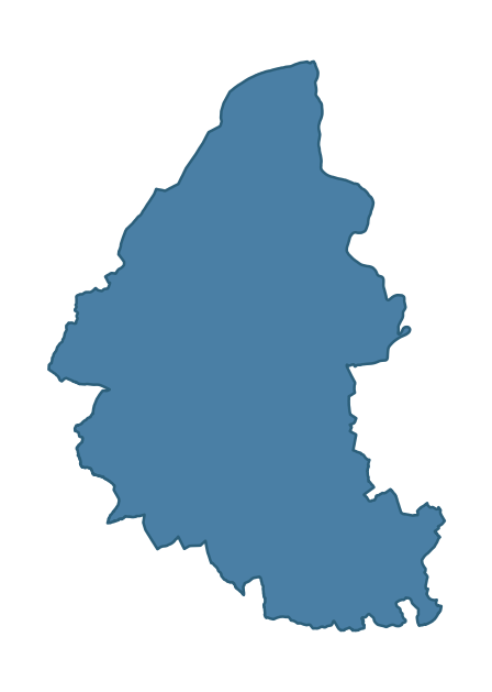 Detailed boundary map of FAIRY WATER ward, Fermanagh and Omagh