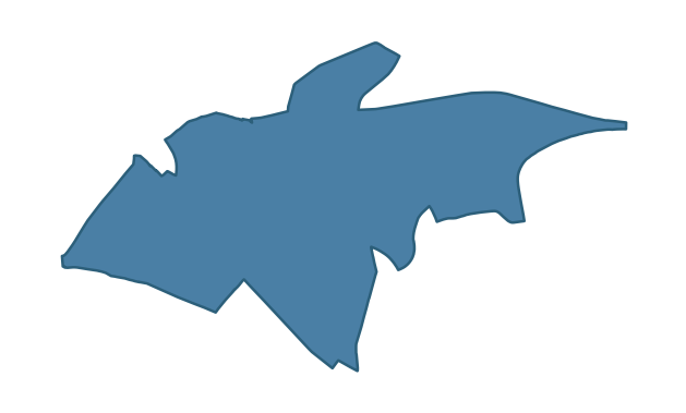 Detailed boundary map of GRAHAM'S BRIDGE ward, Lisburn and Castlereagh