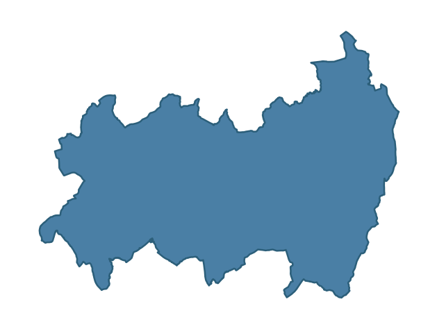 Detailed boundary map of HAMILTONSBAWN ward, Armagh City, Banbridge and Craigavon