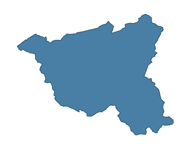 Detailed boundary map of IRVINESTOWN ward, Fermanagh and Omagh