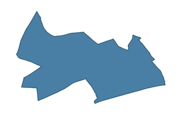 Detailed boundary map of KILLYCLOGHER ward, Fermanagh and Omagh