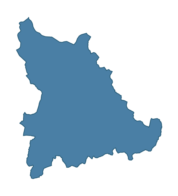 Detailed boundary map of LOUGHGALL ward, Armagh City, Banbridge and Craigavon