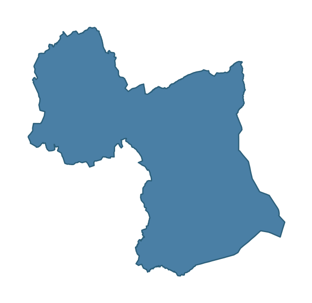 Detailed boundary map of LOUGHGUILE and STRANOCUM ward, Causeway Coast and Glens