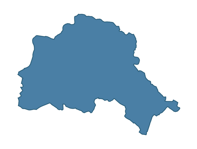 Detailed boundary map of MAGHERALIN ward, Armagh City, Banbridge and Craigavon