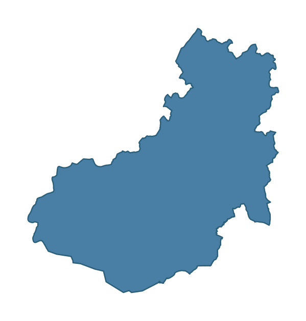 Detailed boundary map of MAGUIRESBRIDGE ward, Fermanagh and Omagh