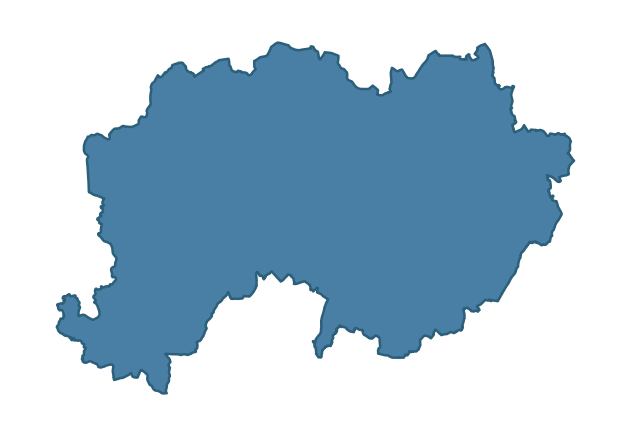 Detailed boundary map of NAVAN ward, Armagh City, Banbridge and Craigavon
