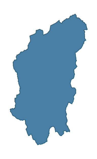 Detailed boundary map of NEWTOWNHAMILTON ward, Newry, Mourne and Down