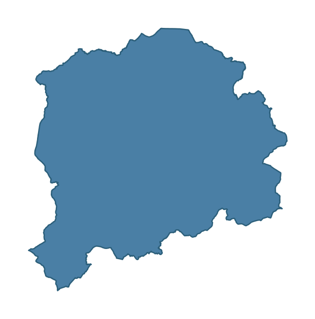 Detailed boundary map of ROSSLEA ward, Fermanagh and Omagh