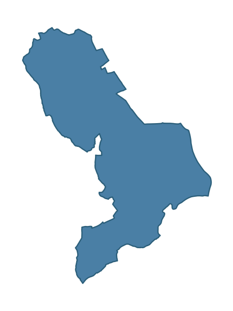Detailed boundary map of ROSSORRY ward, Fermanagh and Omagh