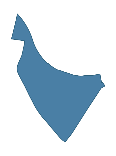 Detailed boundary map of SILVERSTREAM ward, Ards and North Down