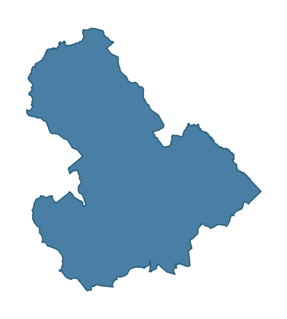 Detailed boundary map of SIXMILECROSS ward, Fermanagh and Omagh