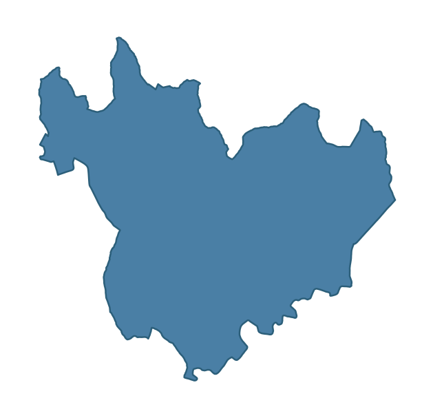 Detailed boundary map of TANDRAGEE ward, Armagh City, Banbridge and Craigavon