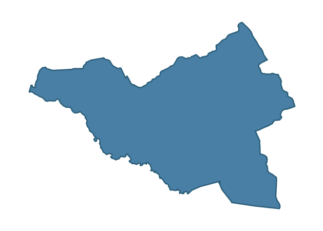 Detailed boundary map of TEMPLEPATRICK ward, Antrim and Newtownabbey